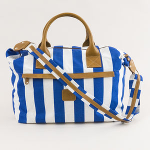 Borsa Calabrese 1924 Lipari con Righe blu